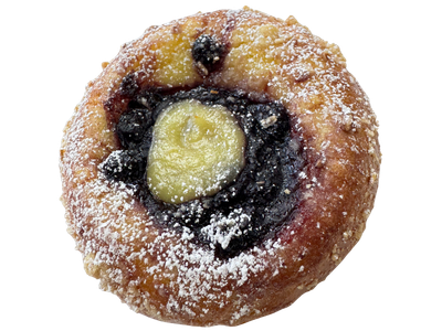 Lemon curd Blueberry Brioche